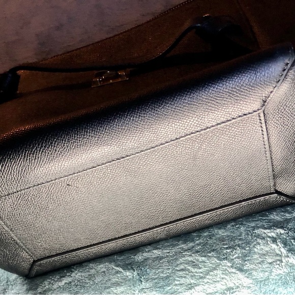 Celine Grained Calfskin Micro Belt Bag, Black - Picture 8 of 13